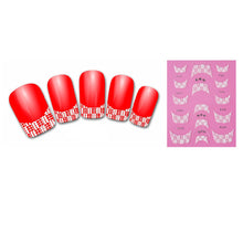 2017 New arrival Korean Nail Art Stickers Hot sale women 3D Transfer Lace Design Manicure Nail sticker Polish Tips Maquiagem