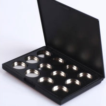 2017 New arrival Makeup Empty 12PCS Aluminum Magnetic Powder Foundation Eyeshadow Lipstick Blusher Pans Palette Maquiagem
