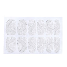2017 New arrival Nail sticker Lace Diamond Flower Stickers Nails Tips stickers Nail art decorations Korean Maquiagem