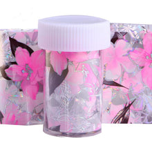 2017 New arrival Natural Nail art Foil Stickers Transfer Decal Tips Manicure Professional Nail art decorations Pink