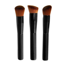 2017 New arrival Professional Makeup brushes sets 3PCS Beauty Soft Face Powder Foundation Blusher brush Pincel maquiagem Black