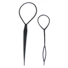 2017 New arrival Set of 2Pcs Fashion Tail Hair Braid Tail Maker Beauty Hair styling accessories Cabello Maquiagem Black