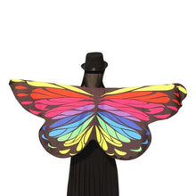 2017 Novelty Fashion Soft Fabric Butterfly Wings Shawl Pashmina Fairy Ladies Nymph Pixie Costume Accessory Scarf Women #18