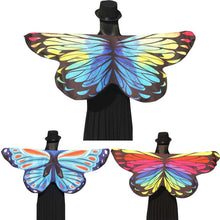 2017 Novelty Fashion Soft Fabric Butterfly Wings Shawl Pashmina Fairy Ladies Nymph Pixie Costume Accessory Scarf Women #18