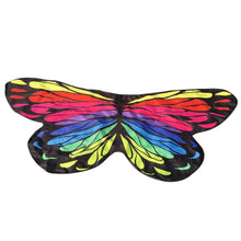 2017 Novelty Fashion Soft Fabric Butterfly Wings Shawl Pashmina Fairy Ladies Nymph Pixie Costume Accessory Scarf Women #18