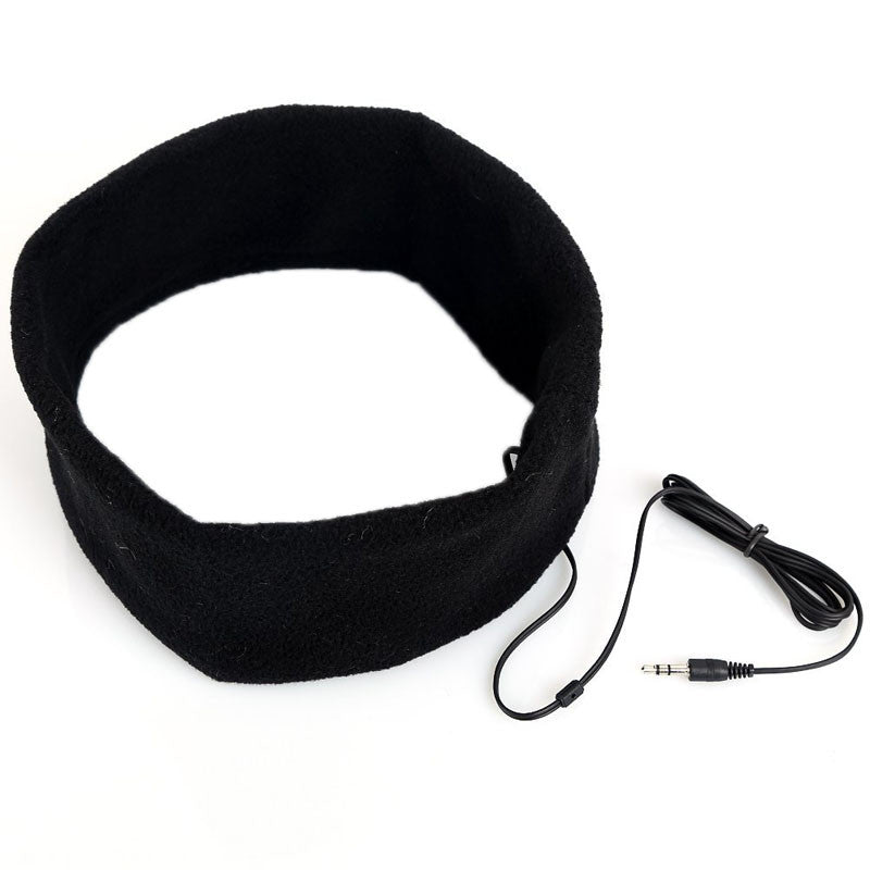 2017 Novelty Soft Comfortable Sleeping Headphones Sports Headband Headphones Earphones Headset Black 88