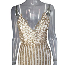 2017 Party dresses Women Sexy Sequins Bandage Bodycon Backless V Neck Sleeveless Evening Party Mini Dress vestidos &02