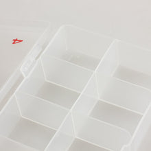 2017 Plastic False Clear Compartments Nail Tips Storage Box