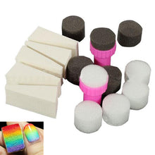 2017 Professional 1 Set Nail Art Sponge Gradual Change Stamp Polish Stamping Manicure Tools Nail Sponges