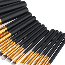 2017 Professional 15PCS Cosmetic Makeup brushes Set Soft Face Foundation Powder Eyeshadow Eyebrow brush Blusher Pincel maquiagem