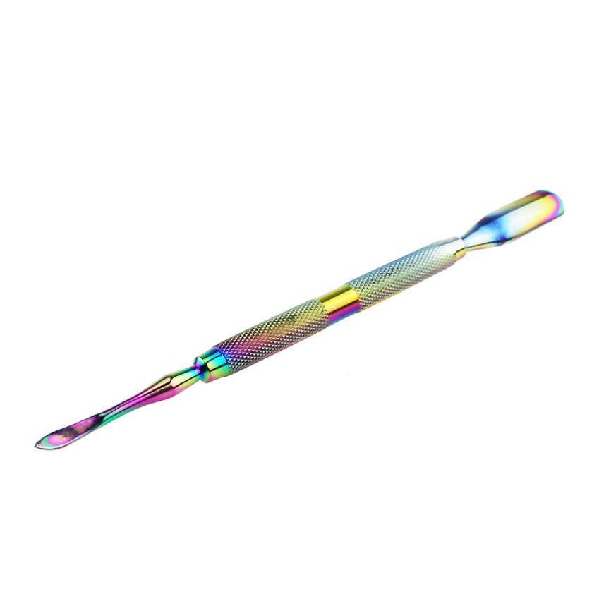2017 Professional 1PCS Hot sale women Double-end Cuticle Pusher Dead Skin Remover Manicure Nail art decorations Maquiagem