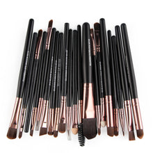 2017 Professional 20PCS Cosmetic Eyebrow Makeup brushes Beauty Lip Face Powder Foundation Eyeshadow brush Pincel maquiagem Black