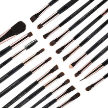 2017 Professional 20PCS Cosmetic Eyebrow Makeup brushes Beauty Lip Face Powder Foundation Eyeshadow brush Pincel maquiagem Black