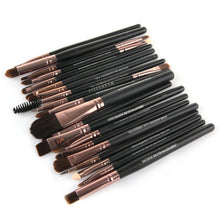 2017 Professional 20PCS Cosmetic Eyebrow Makeup brushes Beauty Lip Face Powder Foundation Eyeshadow brush Pincel maquiagem Black
