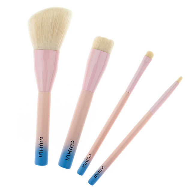 2017 Professional 4pcs Makeup Brushes Set Tools Foundation Blush Eye Shadow Powder Make Up Brush 88