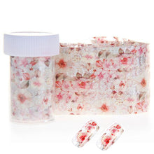 2017 Professional Flower Design Nail Art Stickers Foil Transfer Decal Tips Manicure Nails Tools