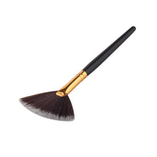 2017 Professional Makeup brushes 15cm Artificial Fiber Fan brush Powder Foundation Make up brushes korean Pincel maquiagem