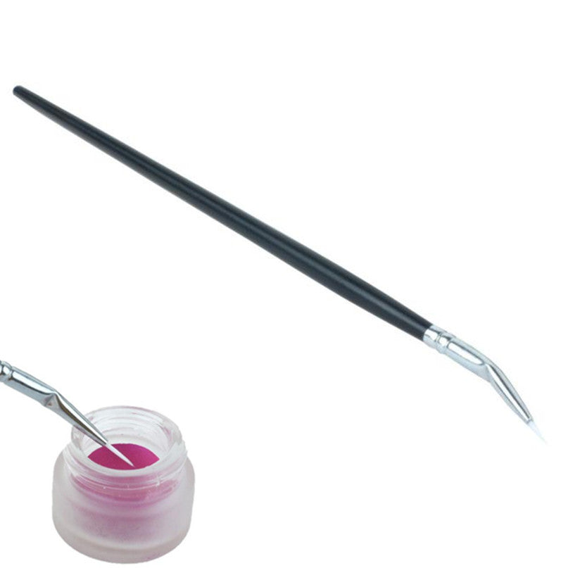 2017 Professional Makeup brushes Cosmetics Eyeshadow Eye Brow Tools Lip Eyeliner Oblique Bending Make up brush Black