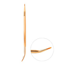 2017 Professional Makeup brushes Double Sided Ended Brushes Eyeshadow Eyebrow Lip Eyeliner brush Pincel maquiagem Gold