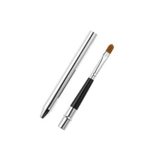 2017 Professional Retractable Lipbrush Portable Alloy Tube Cover Lip Brushes Makeup Brush Cosmetic Tool