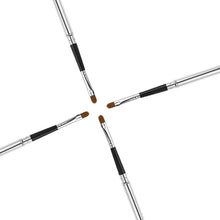 2017 Professional Retractable Lipbrush Portable Alloy Tube Cover Lip Brushes Makeup Brush Cosmetic Tool