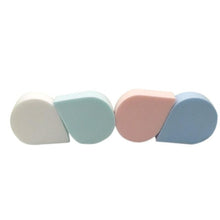 2017 Quality Guarantee 4pc Pro Makeup Foundation Beauty Flawless Flat Water Droplets Sponge Puff powder Anne