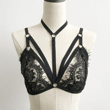 2017 Sexy Women Bandage Halter Neck Lace Bra Bralette Bustier Crop Tops Lce Sheer Triangle Bra Tank Top Female Camis #23