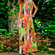 2017 Sexy Women's Summer Boho Beach Print Long Maxi Bandage Dress Evening Party Dress Robe Female vestidos mujer #63