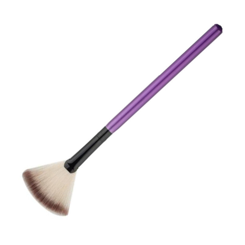 2017 Slim Makeup brushes professional Face Eyebrow Foundation Powder Brush Multi-function Make up Brush Purple