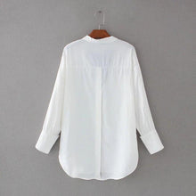 2017 Summer Plus Size Casual Blouses Long Sleeve Blusas Bondage Shirt Fashion V-neck Femininas Tops With Button 72276