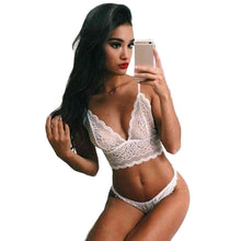 2017 Summer Style Sexy Bra Women Hollow Out Lace Translucent Strappy Bralette Bras Bustier Crop Top White #63