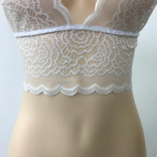 2017 Summer Style Sexy Bra Women Hollow Out Lace Translucent Strappy Bralette Bras Bustier Crop Top White #63