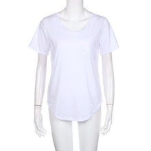 2017 Summer T-Shirt Women Casual Solid Fashion Sexy T Shirt Summer Tee Tops Short-Sleeved TShirt camisetas mujer #43