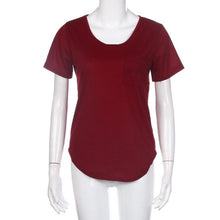 2017 Summer T-Shirt Women Casual Solid Fashion Sexy T Shirt Summer Tee Tops Short-Sleeved TShirt camisetas mujer #43