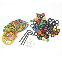 2017 Tattoo Supplies 50 Needle Grommets Nipples + 50 Rubber Bands + 50 O-Rings + 3 Wrench Tattoo Kit