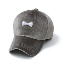2017 Trendy Bowknot Women Baseball Cap Solid Cotton Hip-Hop Hat Female Adjustable 4 Colors Snapback Hats Winter Spring Garros&02