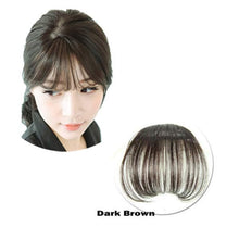2017 Women Clip Bangs Hair Extension Fringe Hairpieces False Synthetic Hair Clips Front Neat Bang