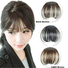 2017 Women Clip Bangs Hair Extension Fringe Hairpieces False Synthetic Hair Clips Front Neat Bang