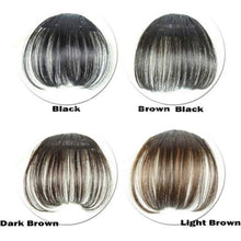 2017 Women Clip Bangs Hair Extension Fringe Hairpieces False Synthetic Hair Clips Front Neat Bang