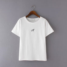 2017 Women Summer Basic T Shirt Fashion Tops O-Neck Short Sleeve Animal Print t-shirt 72255