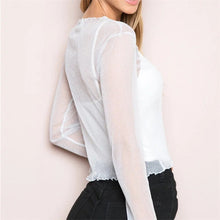 2017 Women Summer Fashion Solid Tops Thin T Shirt Woman O-Neck Full Sleeve Plus Size t-shirt 72360