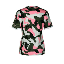 2017 Women's Tshirt Fashion Summer Short Sleeve Camouflage Print T-Shirt Tops Tees #23