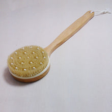 2017 Wooden Handled Boar-Bristle Brush Back Scrubber Brush Bath Brush Shower Brush Sale