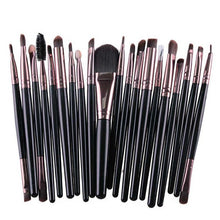 20PCS Make Up Brushes Professional Cosmetic Plastic Handle Basic Eyebrow Eyeshadow Mascara Lip Makeup Brush Set 21 Colors