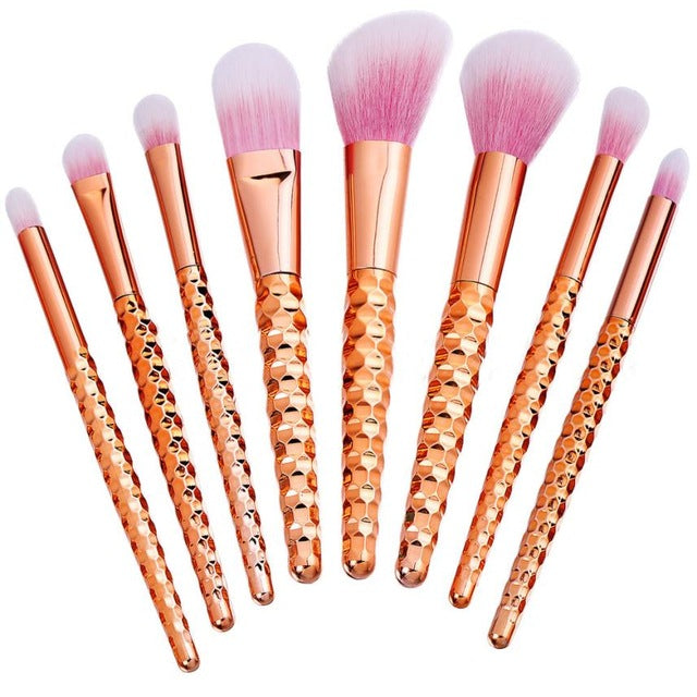 220*130*20mm/8.66*5.11*0.78'' 8Pcs Pro Makeup Cosmetic Brushes Set Powder Foundation Eyeshadow Lip Brush trucchi cosmetici aNNE