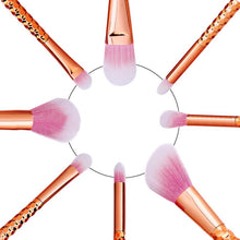 220*130*20mm/8.66*5.11*0.78'' 8Pcs Pro Makeup Cosmetic Brushes Set Powder Foundation Eyeshadow Lip Brush trucchi cosmetici aNNE
