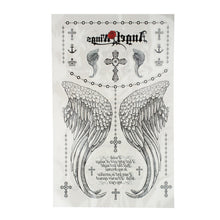 23*14.5cm/9.1*5.7 inch Fashion Tattoo Stickers Temporary Body Art Makeup Waterproof Removable women Anne