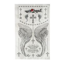 23*14.5cm/9.1*5.7 inch Fashion Tattoo Stickers Temporary Body Art Makeup Waterproof Removable women Anne