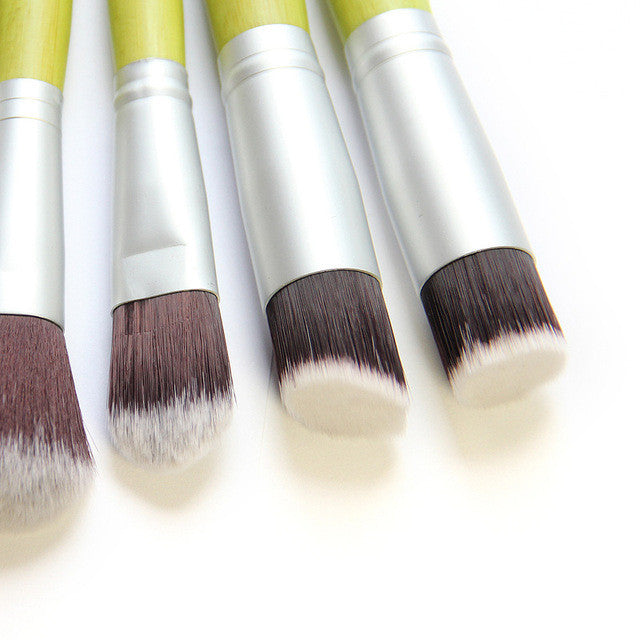 23 PCS Bamboo Brush Makeup Brushes Set Powder Blusher Foundation Eyeshadow Cosmetic Brush Artifical Hair Brush Tools