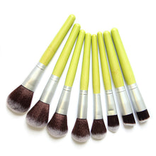 23 PCS Bamboo Brush Makeup Brushes Set Powder Blusher Foundation Eyeshadow Cosmetic Brush Artifical Hair Brush Tools